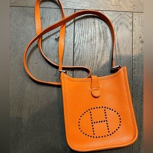 Orange Hermes Bag Authentic